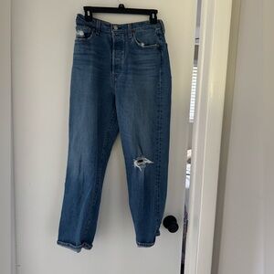 Levi Ribcage Ankle Jeans